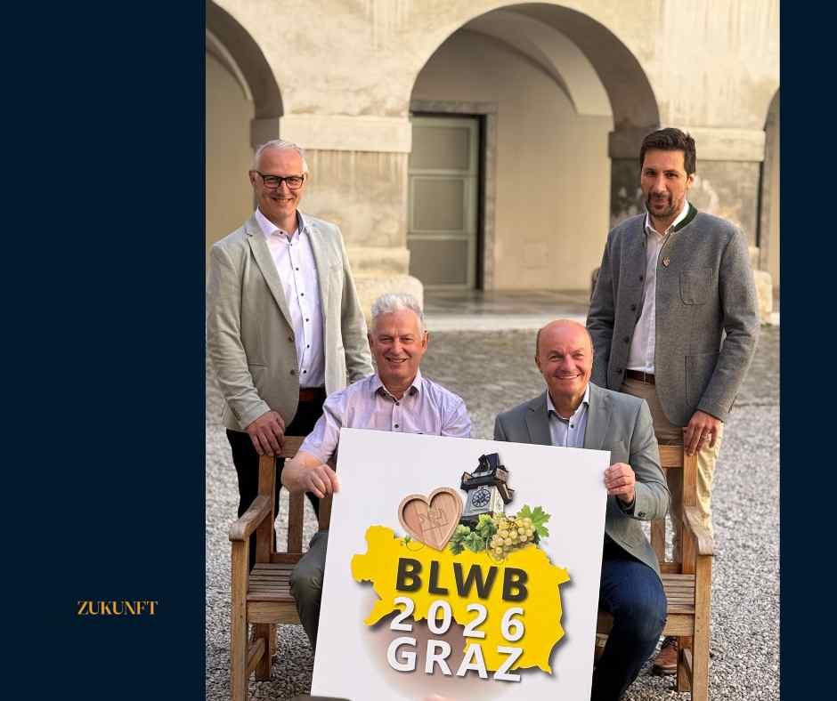 Gemeinsam für den Nachwuchs: (v.l.n.r.) Wolfgang Hasenburger, Christian Zach, Gerhard Spitzbart und Ludwig Weichinger-Hieden freuen sich auf das Event in Graz.